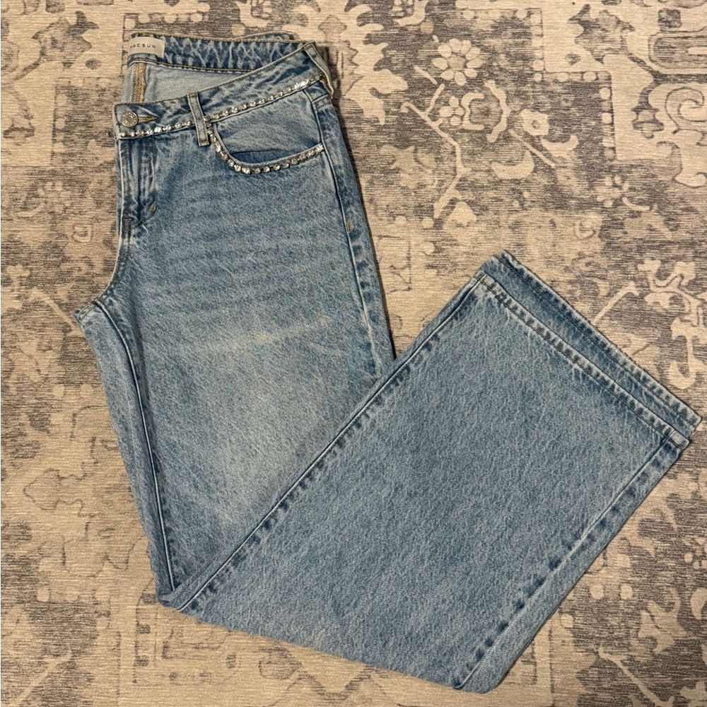 PacSun Studded Baggy Jeans – Size 27